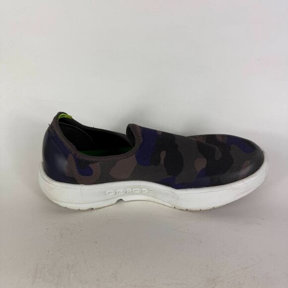 Oofos OOmg Comfort Sneakers Womens 7 Camouflage Slip On Low Top Round Toe Casual - Picture 3 of 10